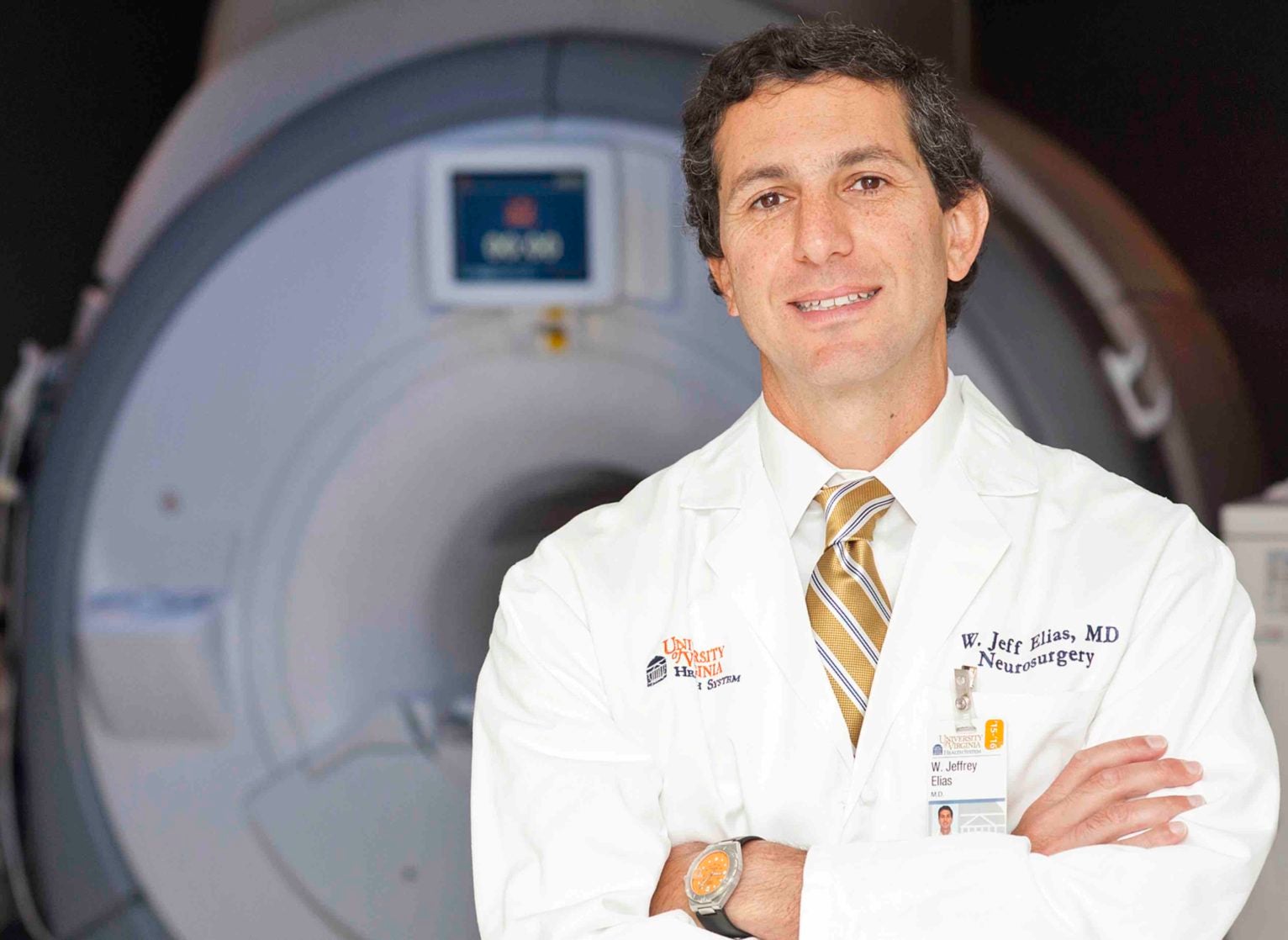 Jeff Elias, MD, pioneered the use of focused ultrasound for the treatment of essential tremor and Parkinson's disease.