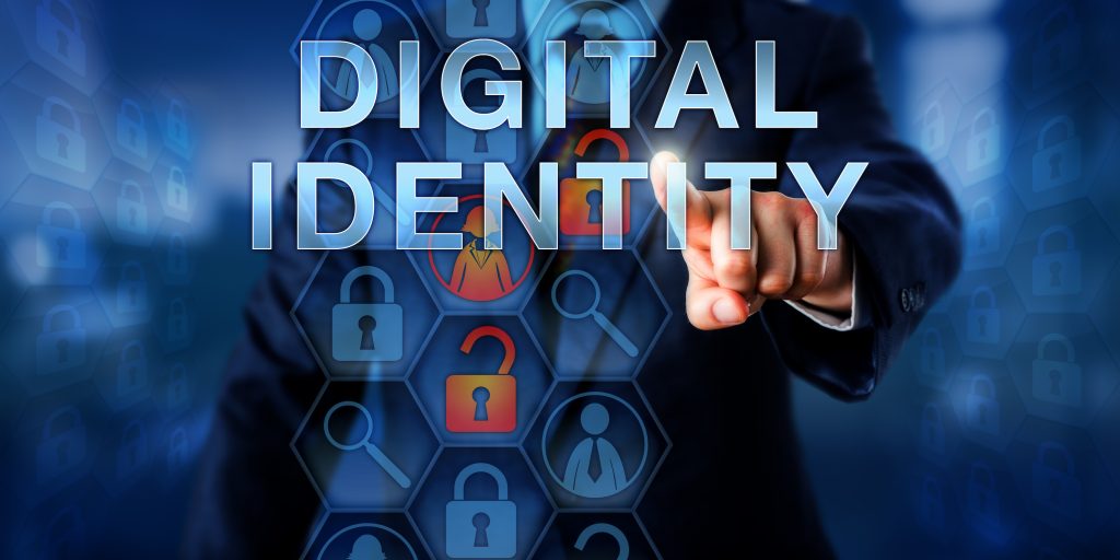 Graphic showing Digital Identity 