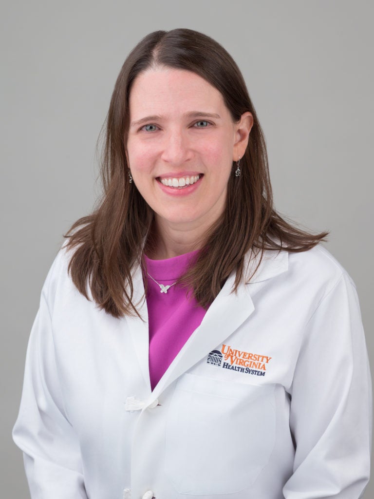 Photo showing Heather Ferris, MD, PhD, Assistant Professor of Medicine at UVA School of Medicine.