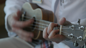 thomas with ukelele