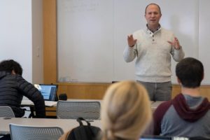 Papin emphasizes data science in every class he teaches, whether he is working with undergraduate, master’s or Ph.D. students. (Photo by Dan Addison, University Communications)