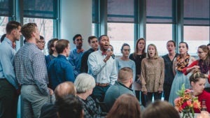 Photo: UVA Medical Students singing