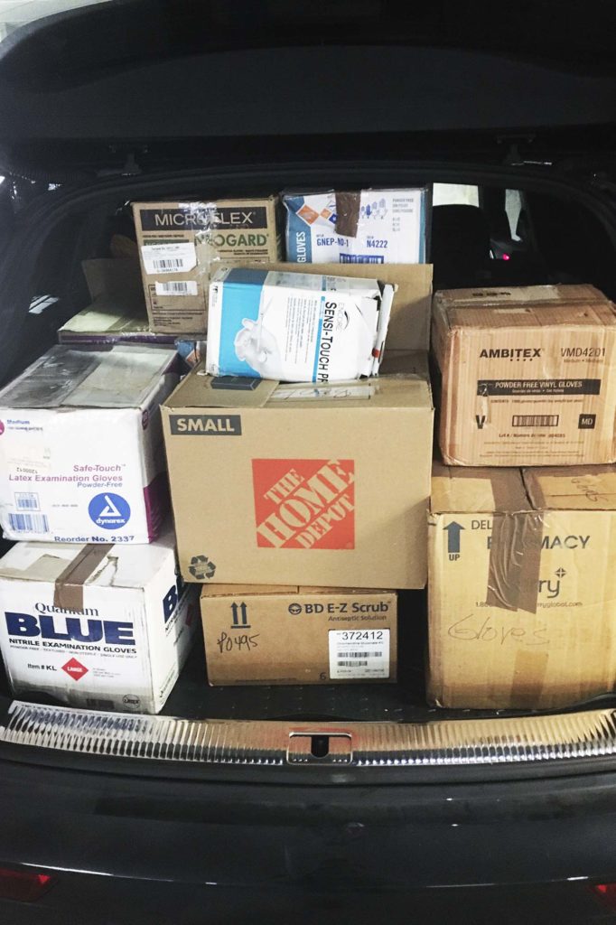 The Charlottesville chapter of the student-run Medical Supply Drive makes sure health care providers have the tools to fight COVID-19. (Contributed photo)