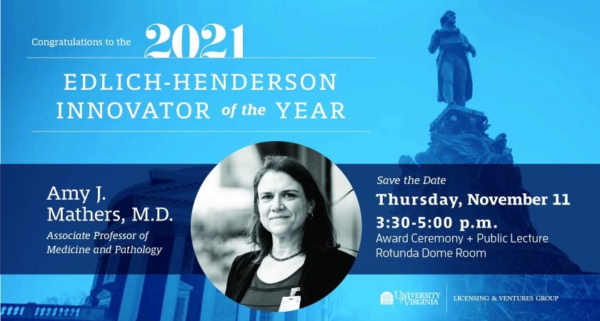 University of Virginia Innovator of the Year Winner: School of Medicine