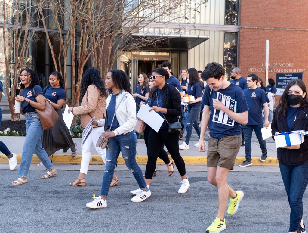 UVA School of Medicine, MD Program Match Day Celebrations 2022