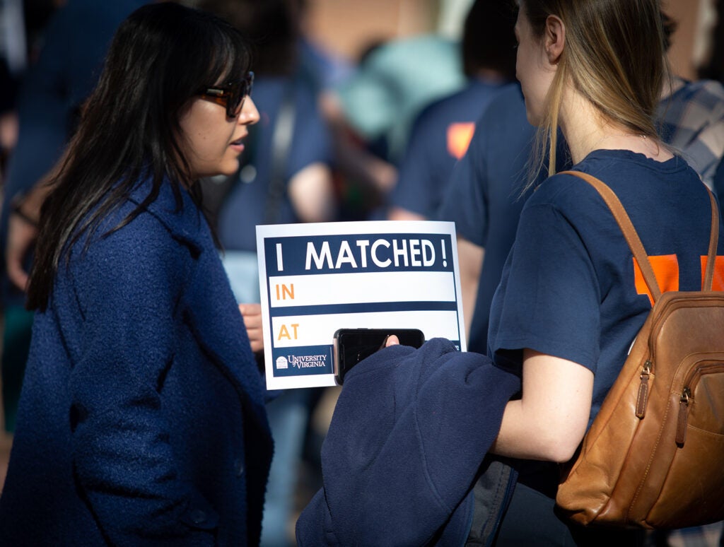 UVA School of Medicine, MD Program Match Day Celebrations 2022