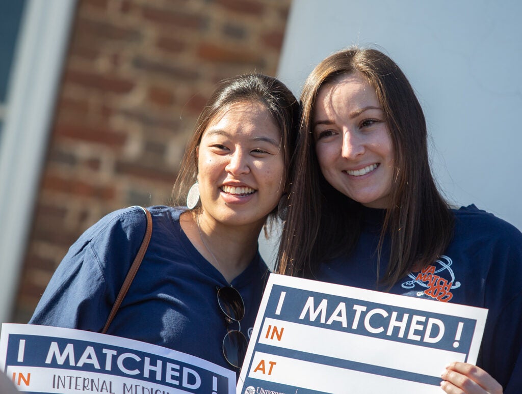 UVA School of Medicine, MD Program Match Day Celebrations 2022