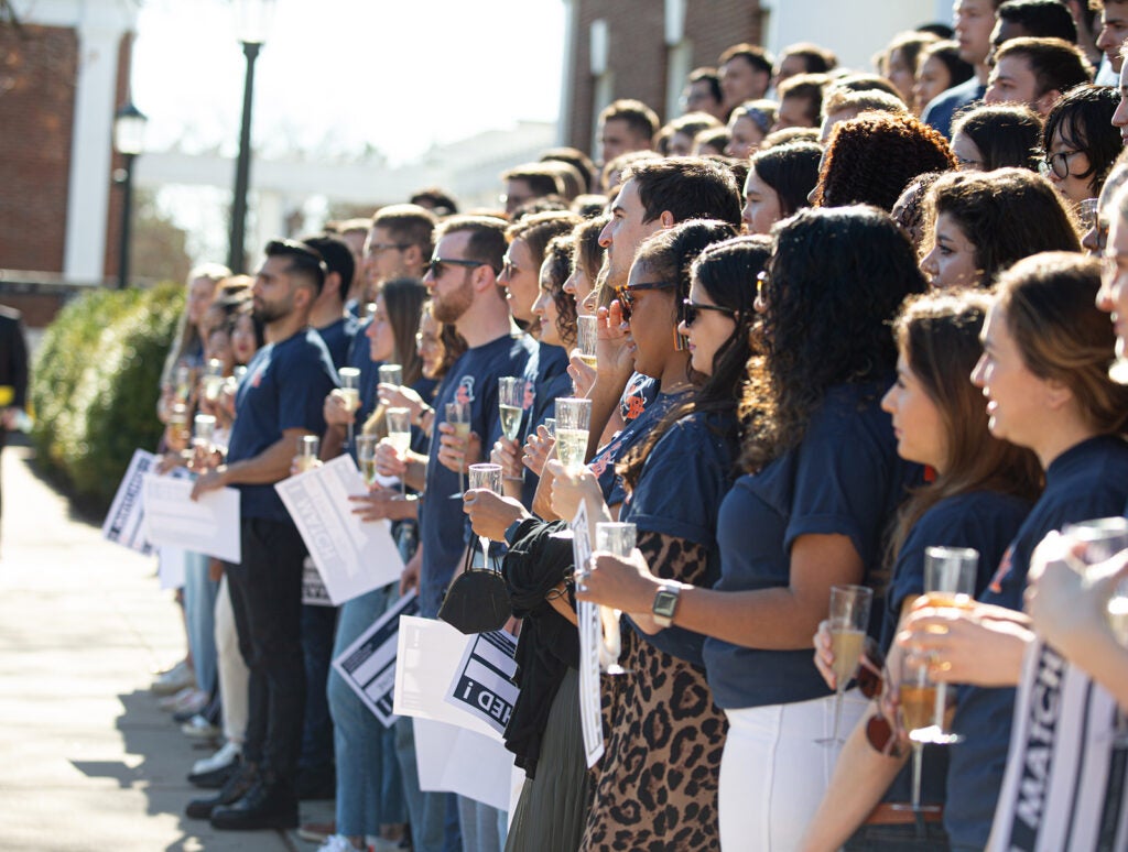 UVA School of Medicine, MD Program Match Day Celebrations 2022