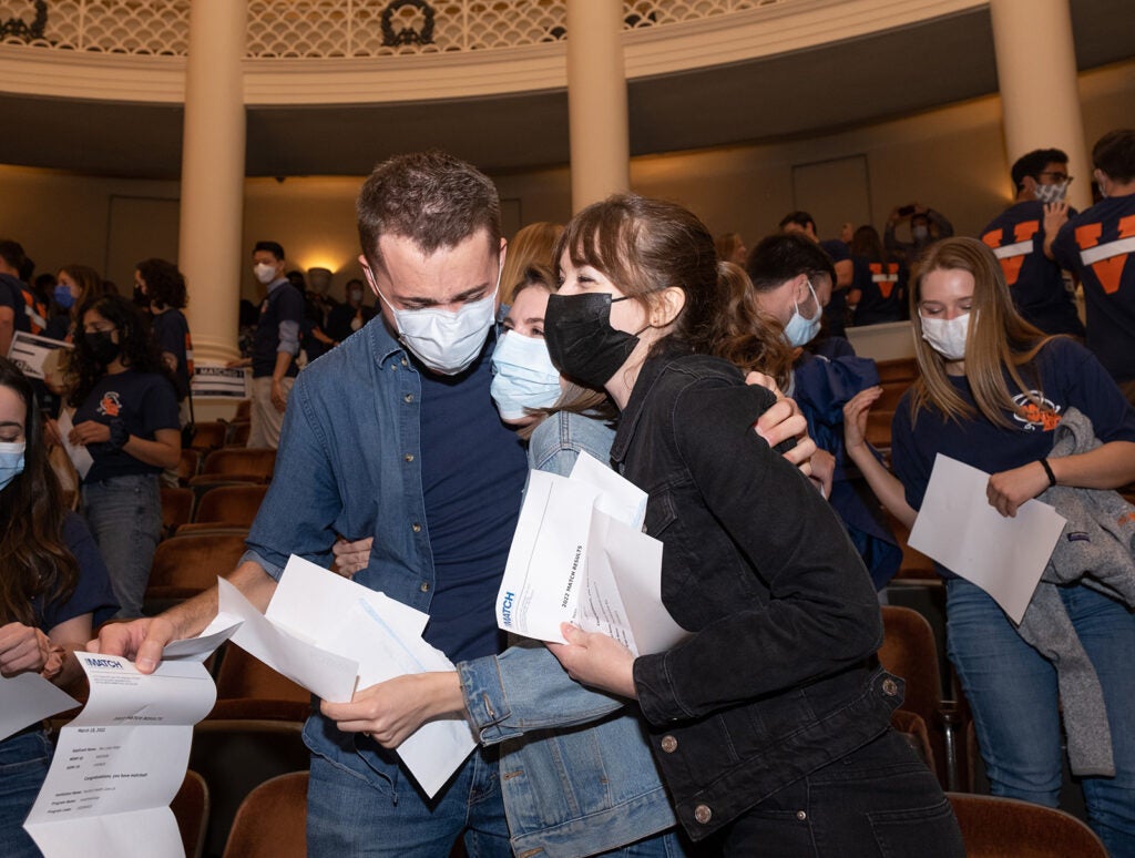 UVA School of Medicine, MD Program Match Day Celebrations 2022