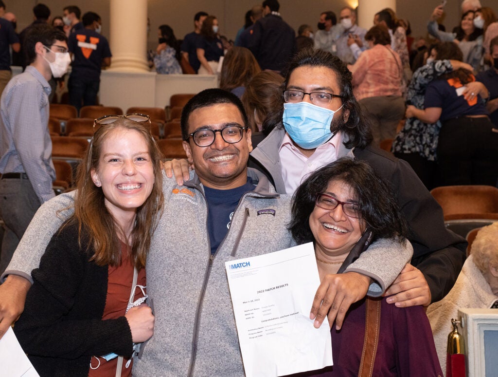 UVA School of Medicine, MD Program Match Day Celebrations 2022