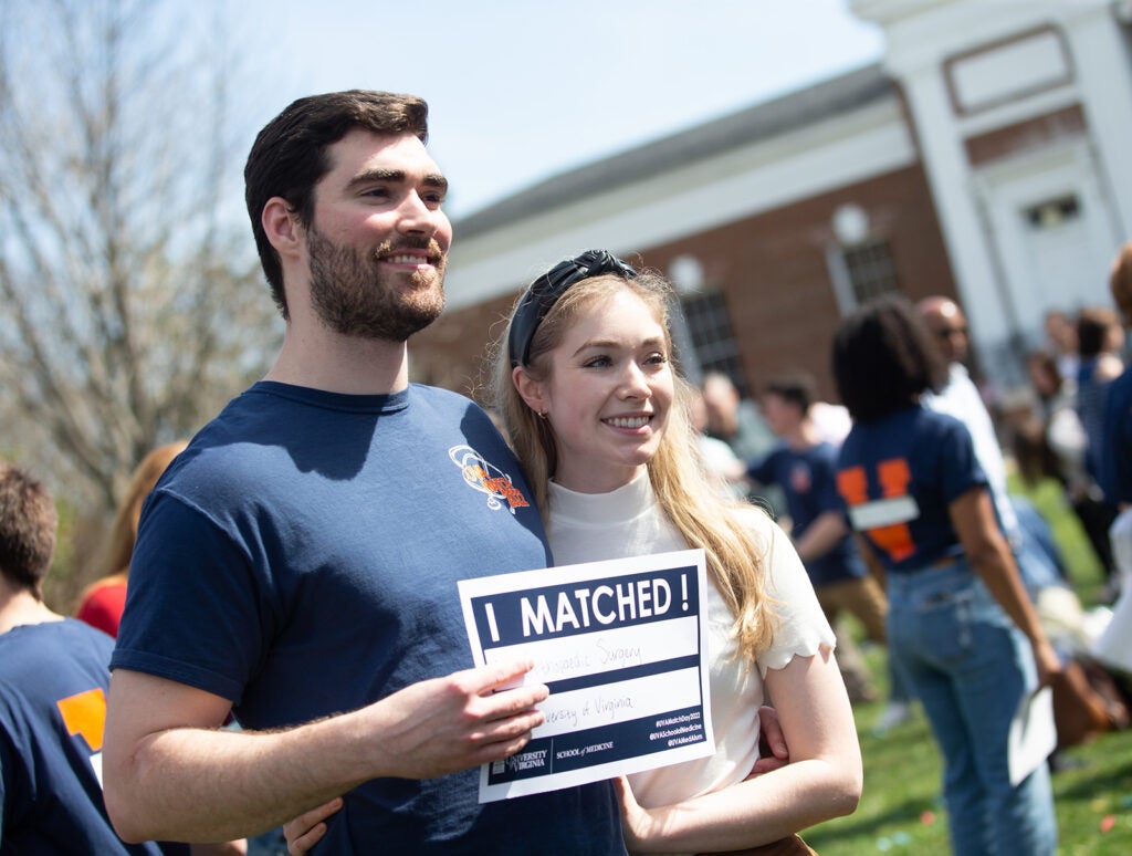 UVA School of Medicine, MD Program Match Day Celebrations 2022