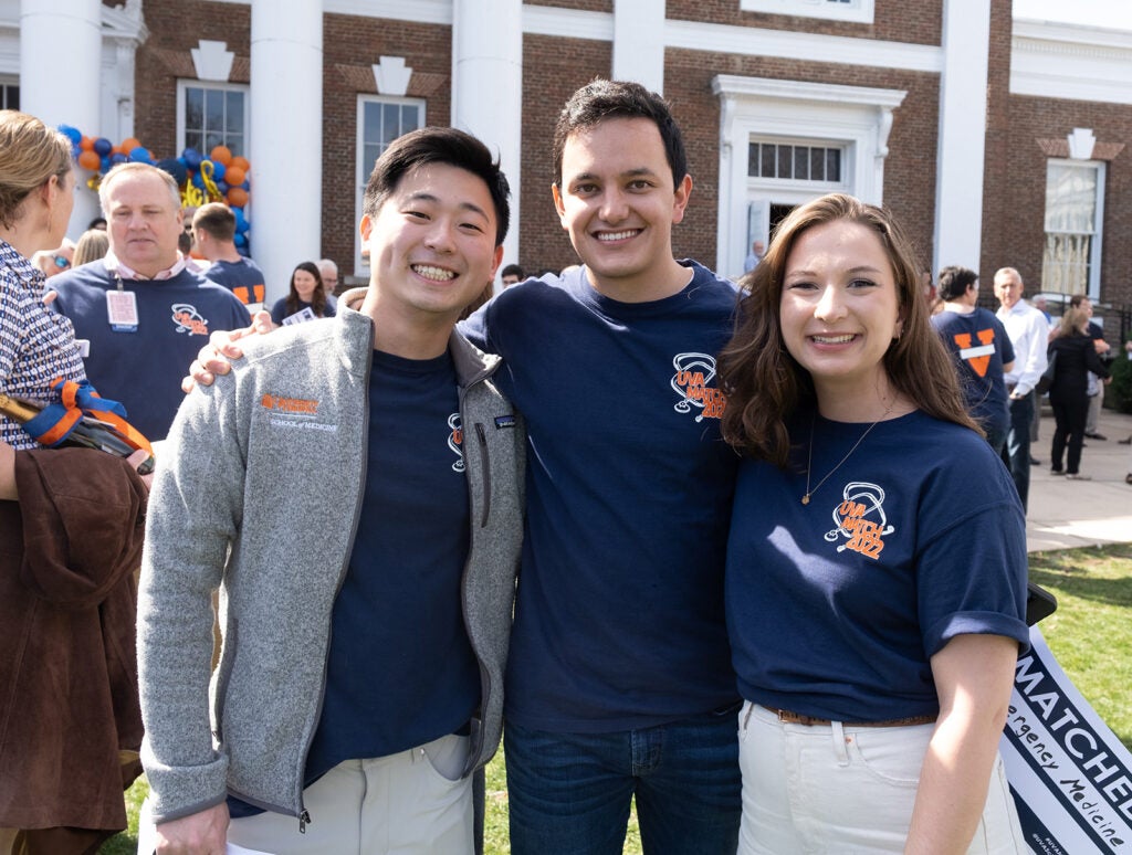 UVA School of Medicine, MD Program Match Day Celebrations 2022