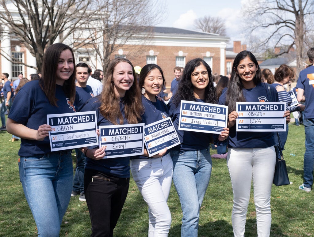 UVA School of Medicine, MD Program Match Day Celebrations 2022