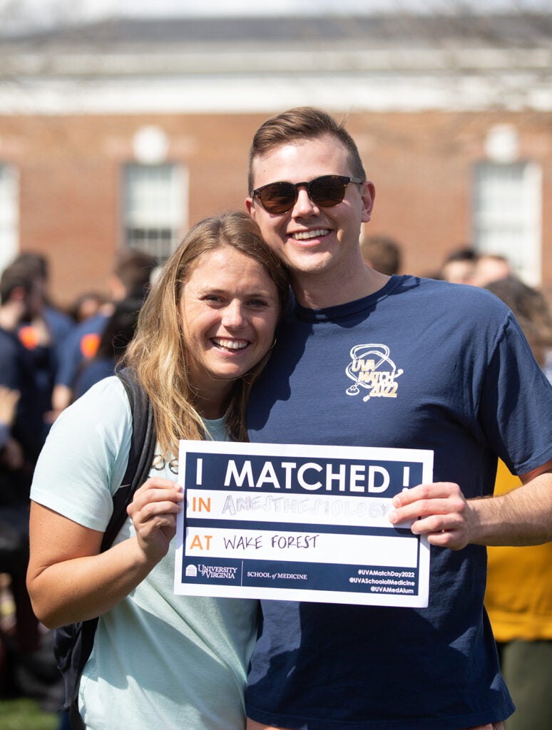 UVA School of Medicine, MD Program Match Day Celebrations 2022
