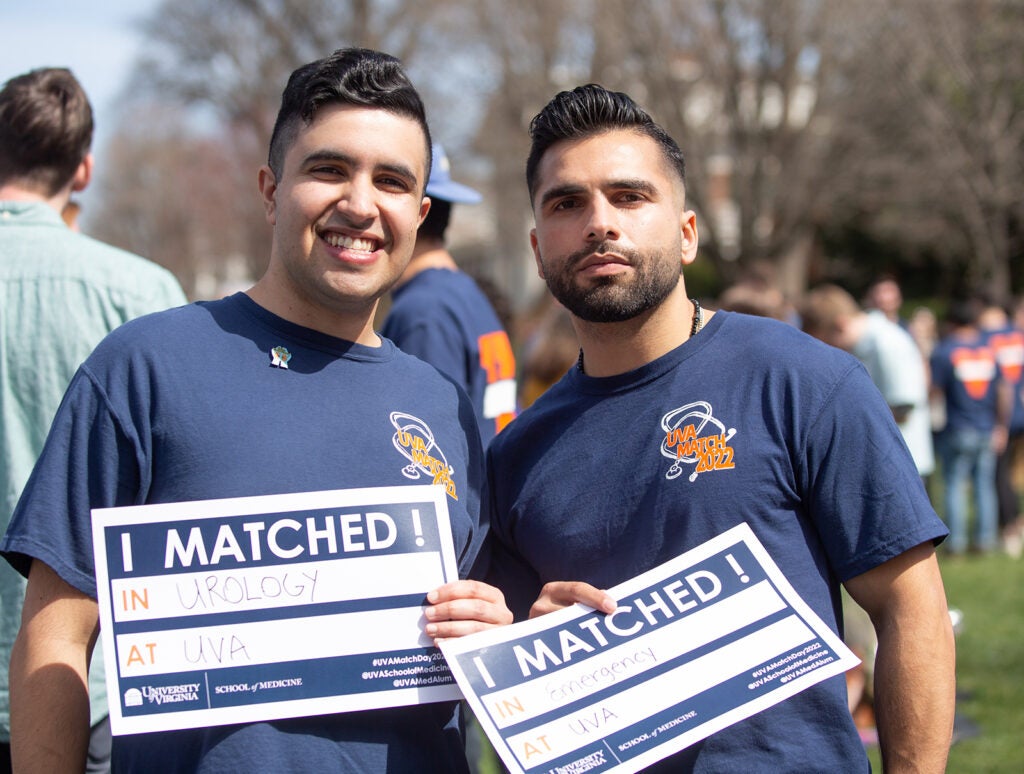 UVA School of Medicine, MD Program Match Day Celebrations 2022