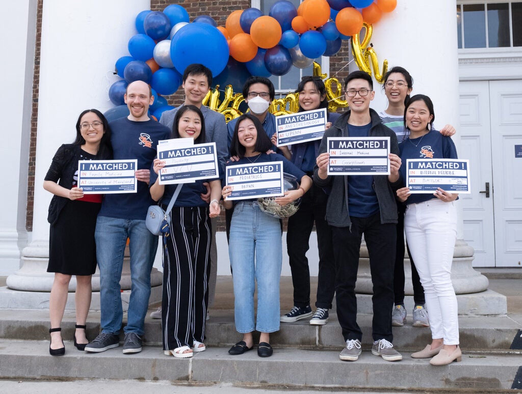 UVA School of Medicine, MD Program Match Day Celebrations 2022