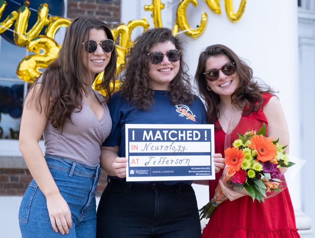 UVA School of Medicine, MD Program Match Day Celebrations 2022