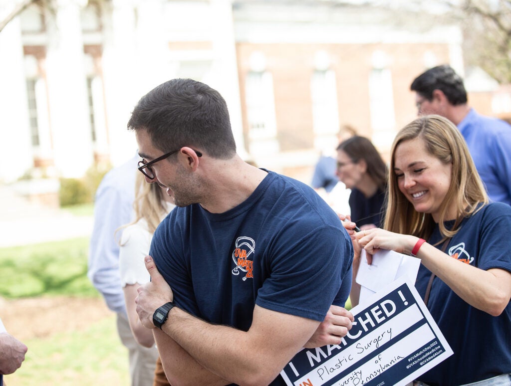 UVA School of Medicine, MD Program Match Day Celebrations 2022