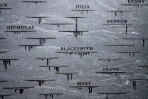 Memorial to Enslaved Laborers inscription detail