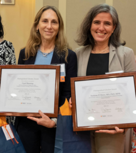 Drs. D'Abreu and Manning receive certificate