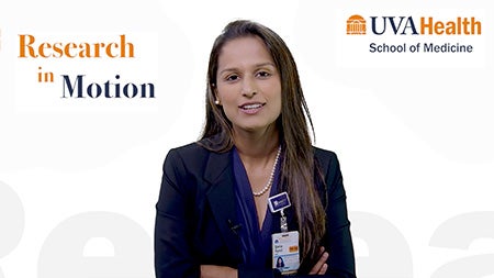 Research in Motion Video: Sana Syed, MD - Research - Medicine in Motion News