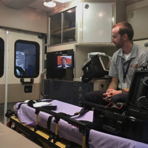 Inside of ambulance 