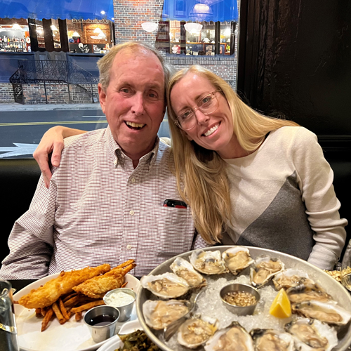 Shayn Peirce-Cottler and her dad