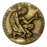 Coin depicting National Medal of Science