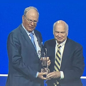 Irving Kron receives award