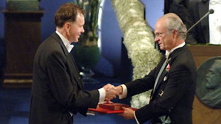 Barry Marshall winning Nobel prize 2005