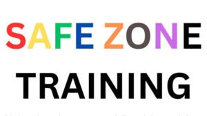 Safe Zone Training sign