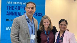 Nabil Elkassabany, Lynn Kohan and Pryia Singla Anesthesiology Meeting