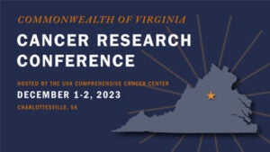Cancer Research Conference graphic with date