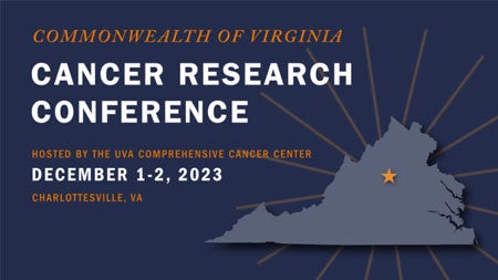 Cancer Research Conference graphic with date