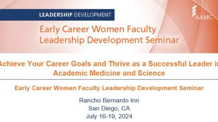 Graphic of 2024 Early Career Women Faculty Leadership Development Seminar