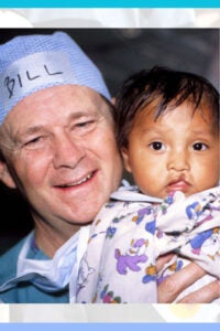 Bill Magee and child