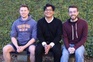 Ryan Mulligan, Gustavo Pacheco, Evan Lamb UVA BIMS students
