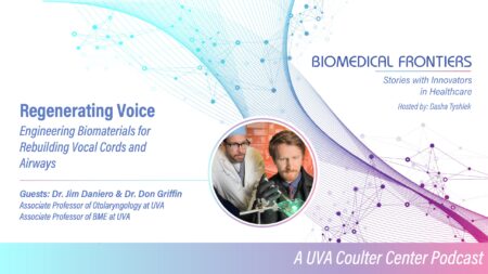 Biomedical Frontiers graphic with Drs. Daniero and Griffin