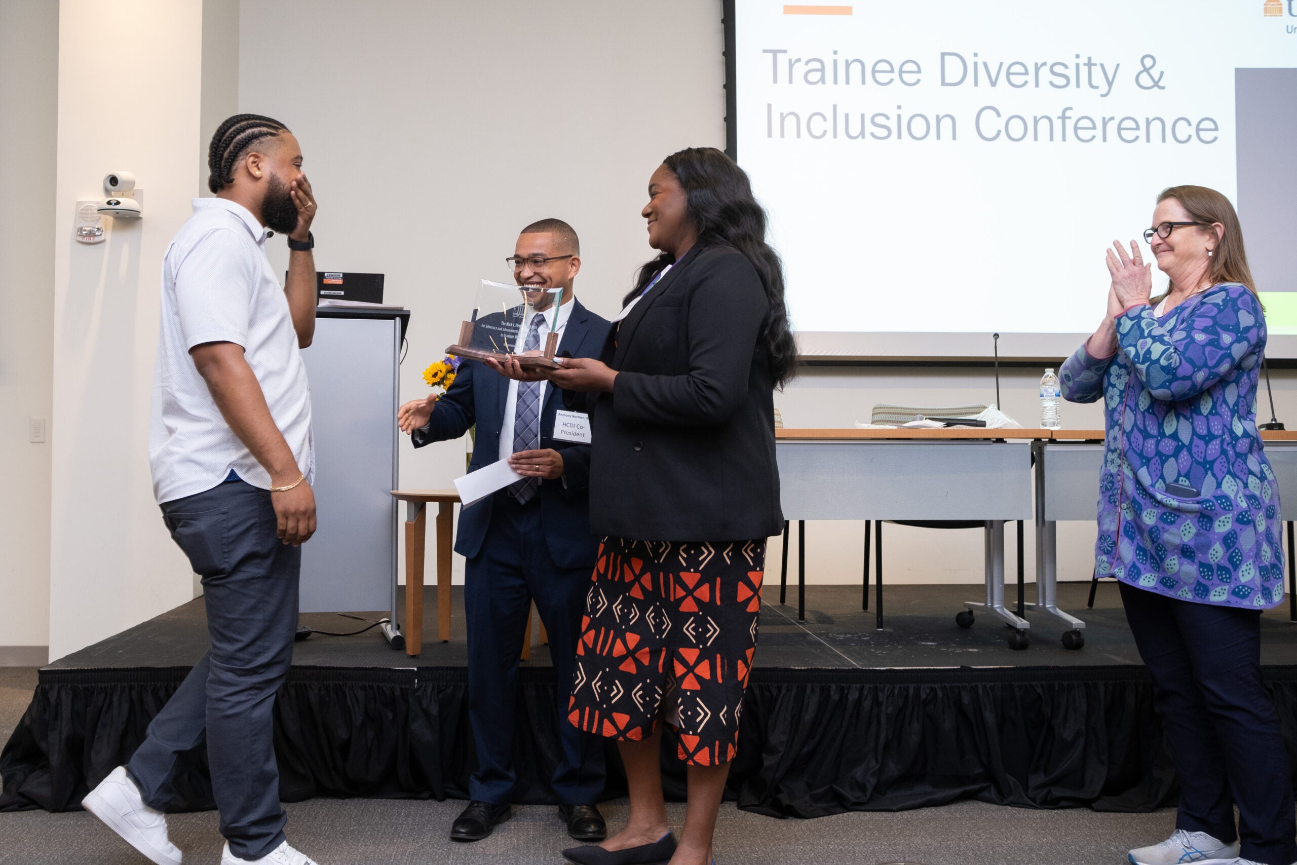 Trainee Diversity and Incl. Conf. Mark Flemming gets award