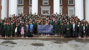 Med students at graduation 2024