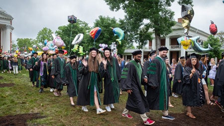 School of Medicine Celebrates Nearly 300 Graduates at UVA 2024 Final Exercises