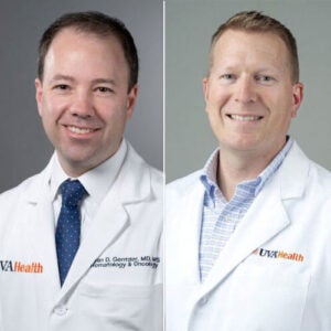 (From left) Ryan Gentzler, MD, and Richard Hall, MD