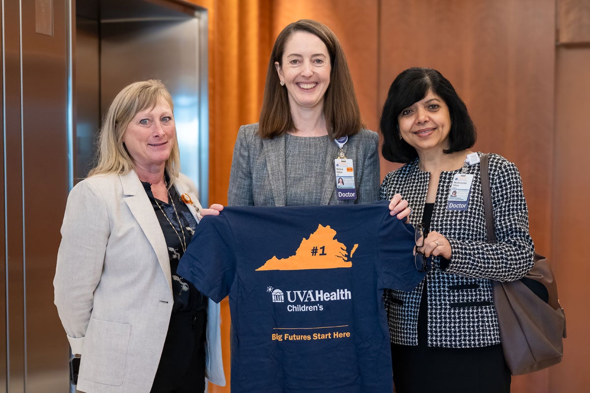 Dean Kibbe Congratulates UVA Health Children’s Hospital for No. 1 Ranking in Virginia by U.S. News and World Report