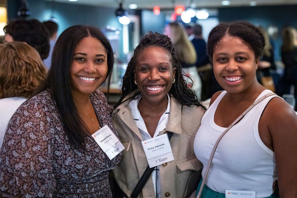 Alumnae from the UVA School of Medicine Class of 2019