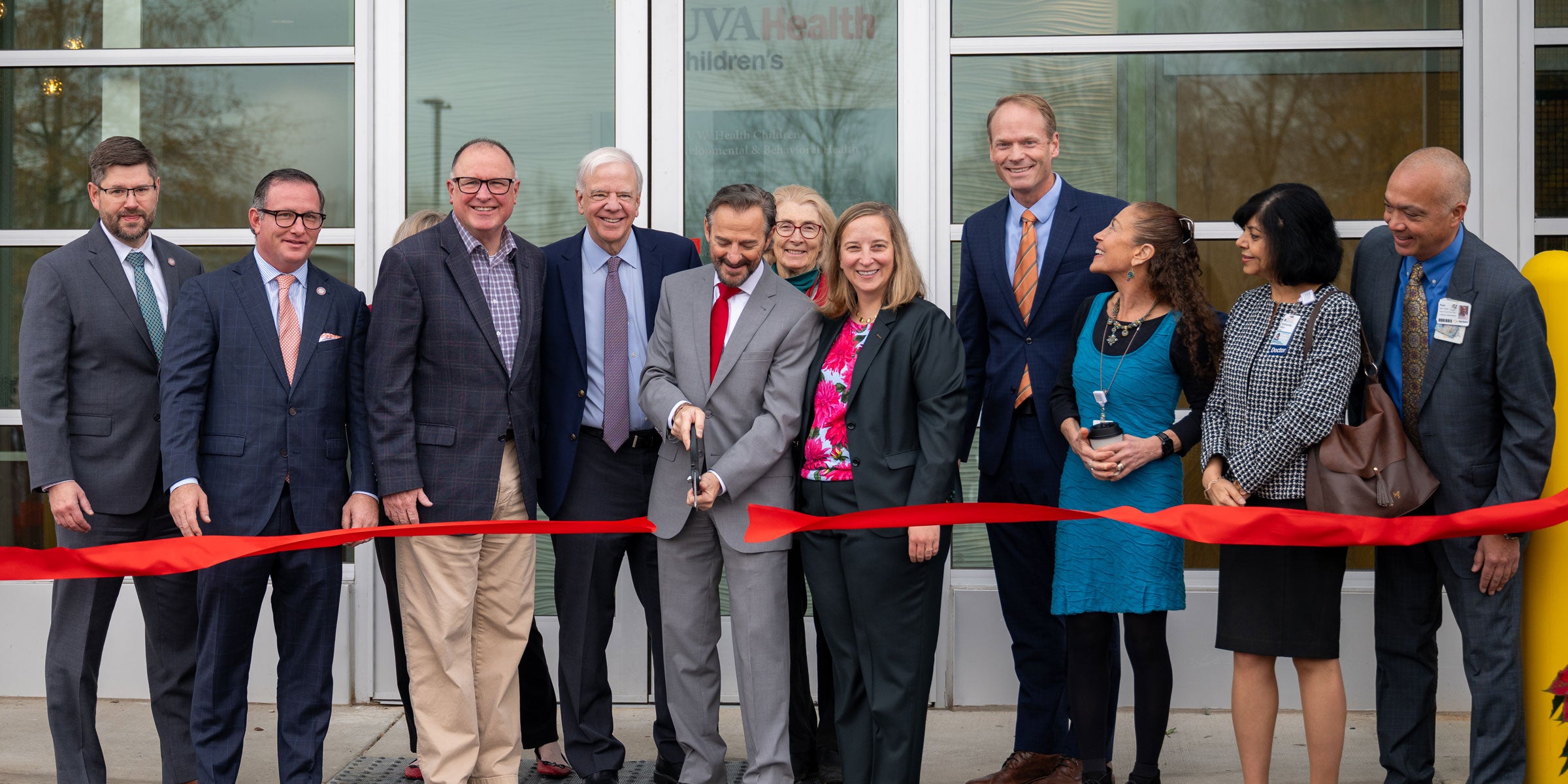 Ribbon Cutting ceremony for new UVA Health Children's Neurodevelopmental & Behavioral Health clinic in Riverside.