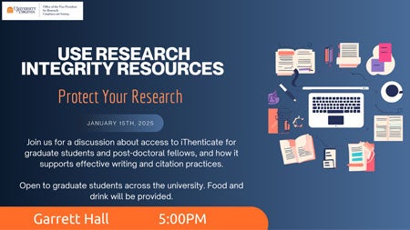 Use Research Integrity Resources; protect your research