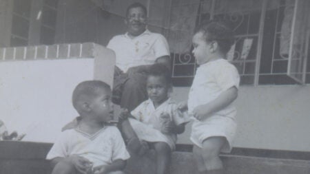 Greg Townsend UVA Jamaica childhood photo