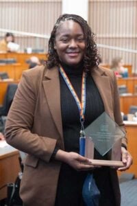 Chioma Moneme award winner at TDIC conf. 2025