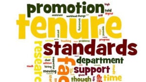 Promotion and Tenure word map.