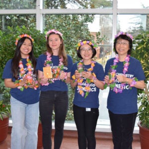 Group displaying Green Labe certificates.